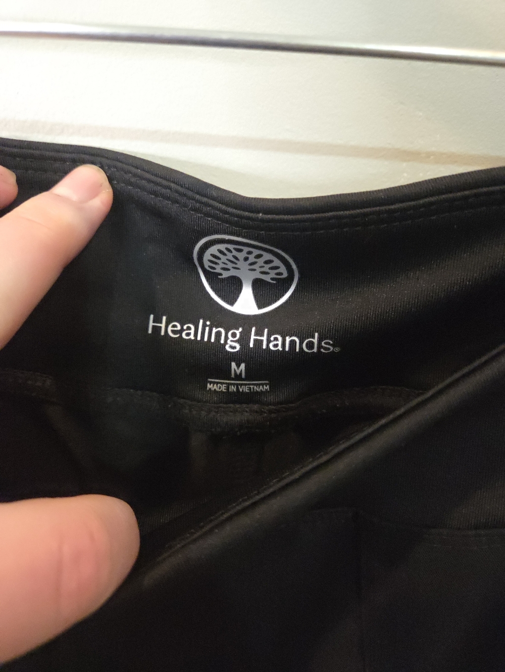 Healing Hands Purple Label Black Tori Scrub Pants Size Medium - Picture 4 of 14